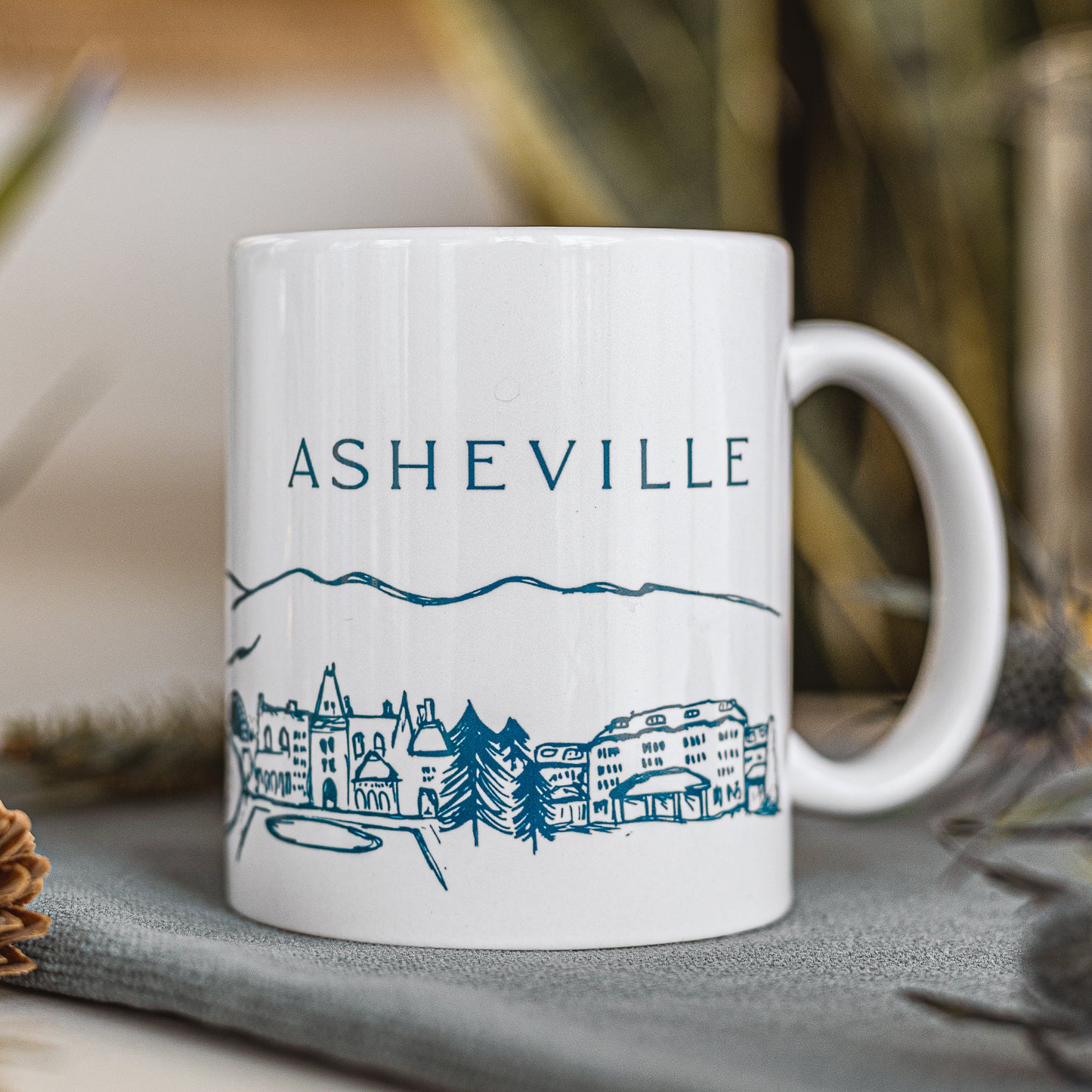 ASHEVILLE Cityscape and Landmarks | Coffee Mug