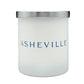 ASHEVILLE Candle White Vessel with Silver Lid