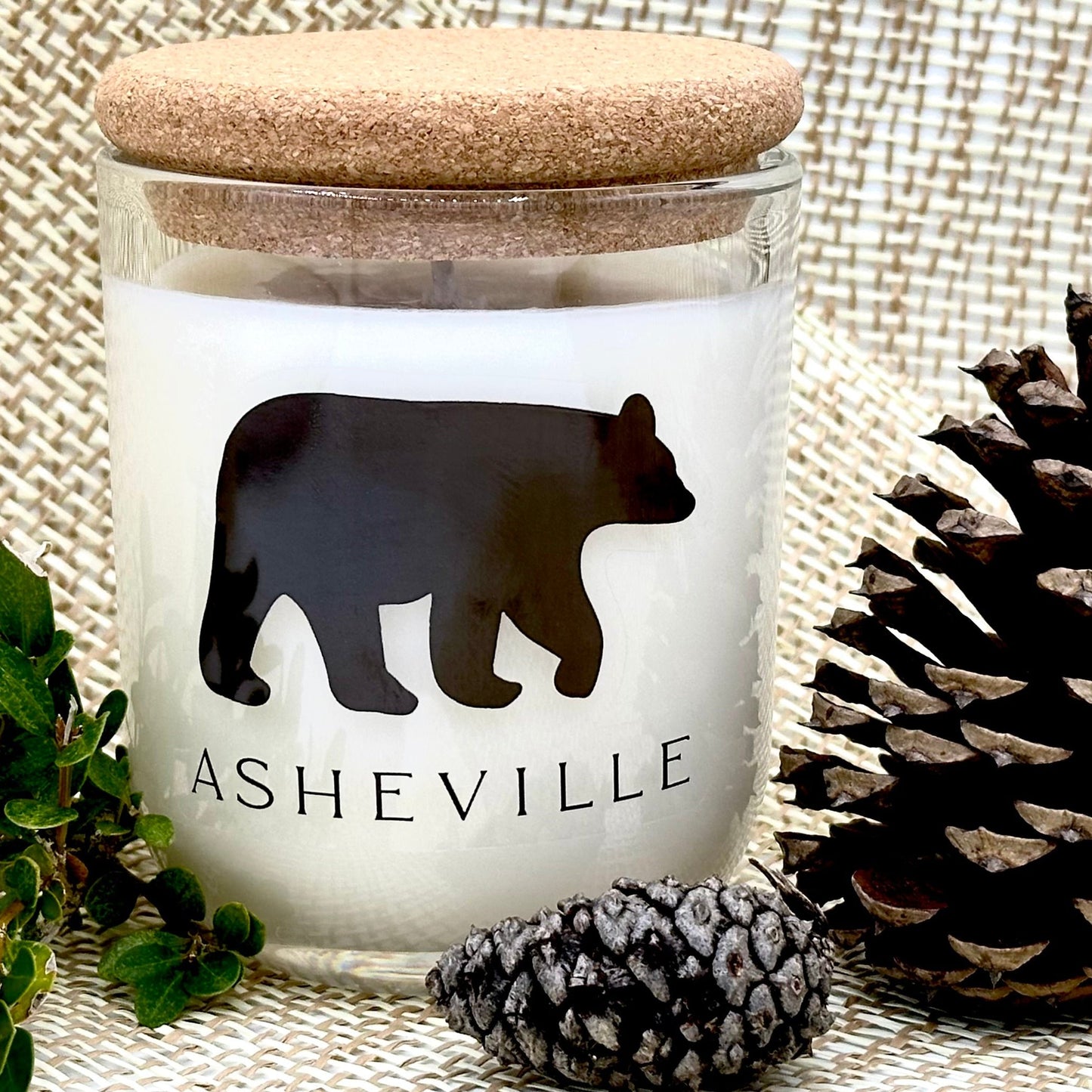 Black Bear Strolling ASHEVILLE Candle