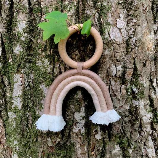 Rainbow Baby Teether Ring