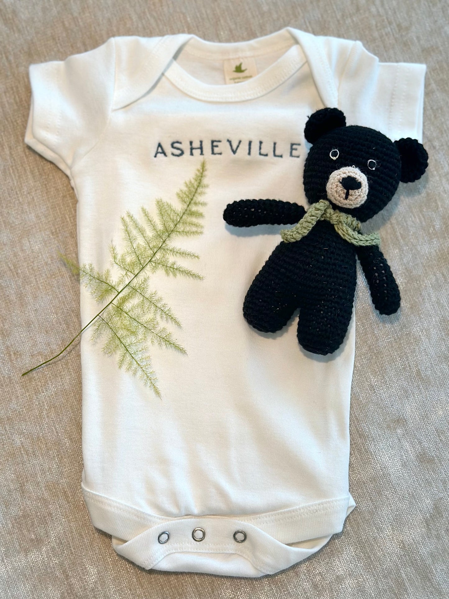 ASHEVILLE Organic Baby Onesie | Nanette Bleu - The ASHEVILLE Co.™ 