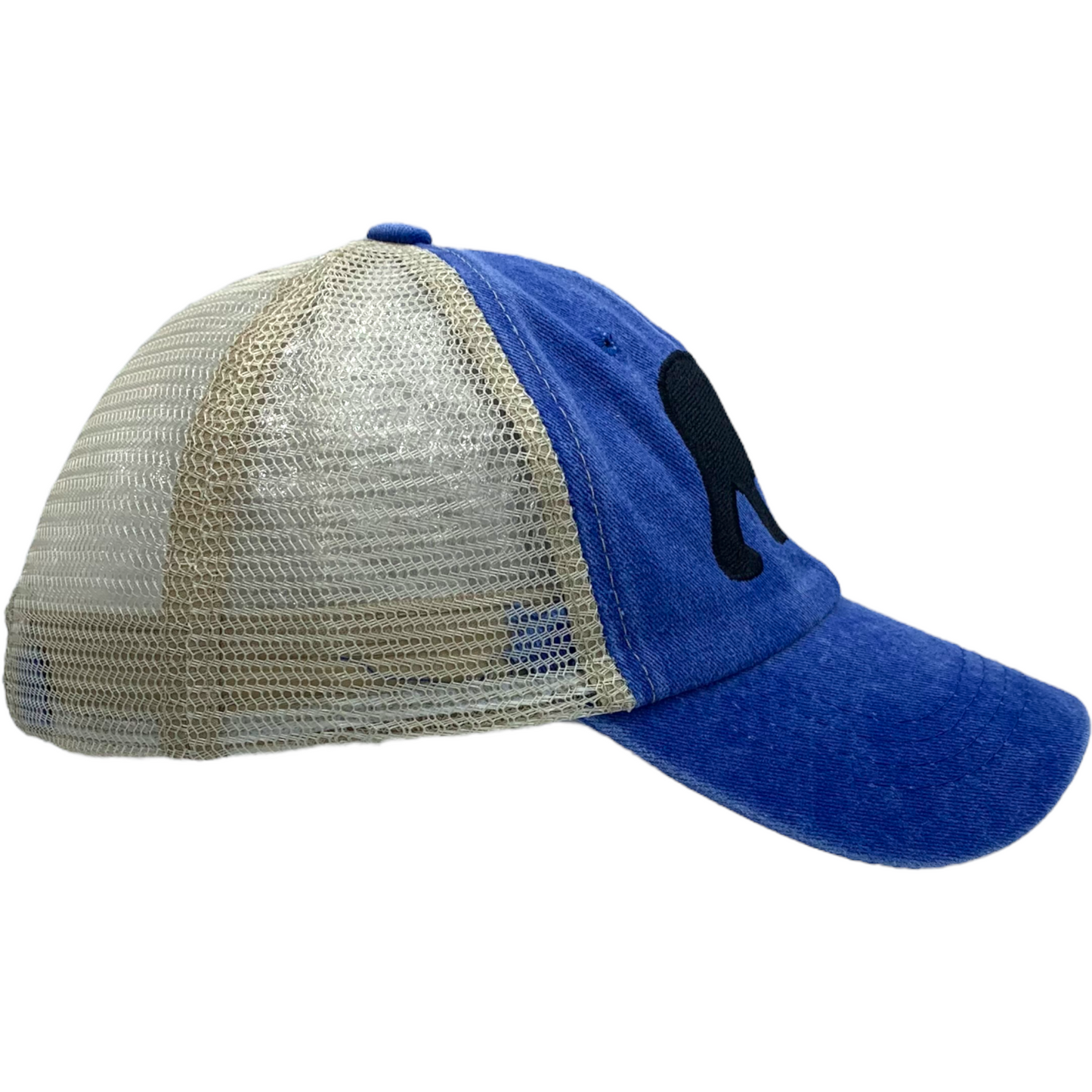 Burton's Stroll Blue Vintage Trucker Baseball Hat - The ASHEVILLE Co. TM