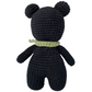 Asheville Cotton Crocheted Woodland Animal Toy: Burton the Black Bear - The ASHEVILLE Co. TM