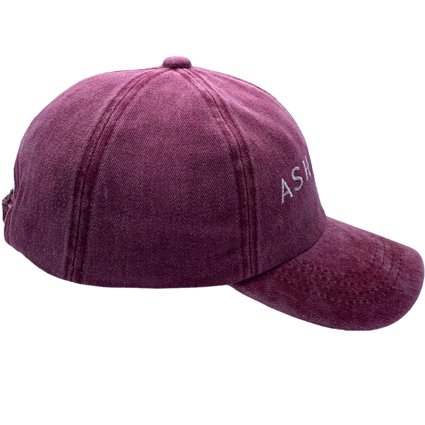 Youth ASHEVILLE Unstructured Dad Baseball Hat in Crimson Red - The ASHEVILLE Co. TM