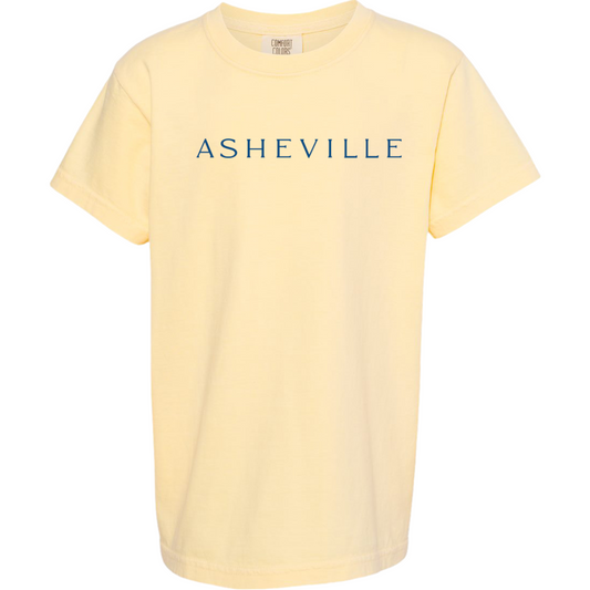Kids NC Flag Bear T-Shirt Butter - The ASHEVILLE Co. TM