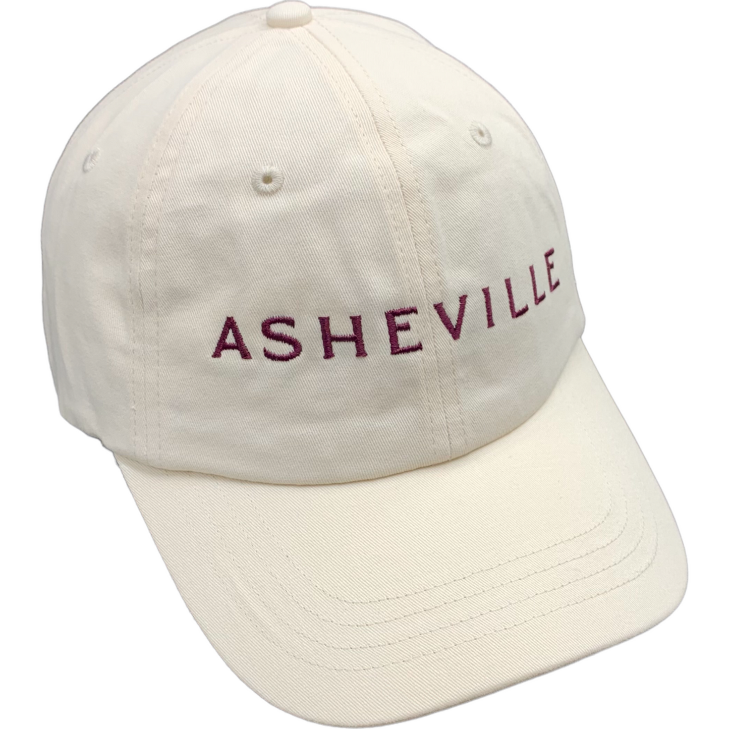 ASHEVILLE Cream Eggplant Baseball Hat - The ASHEVILLE Co. TM