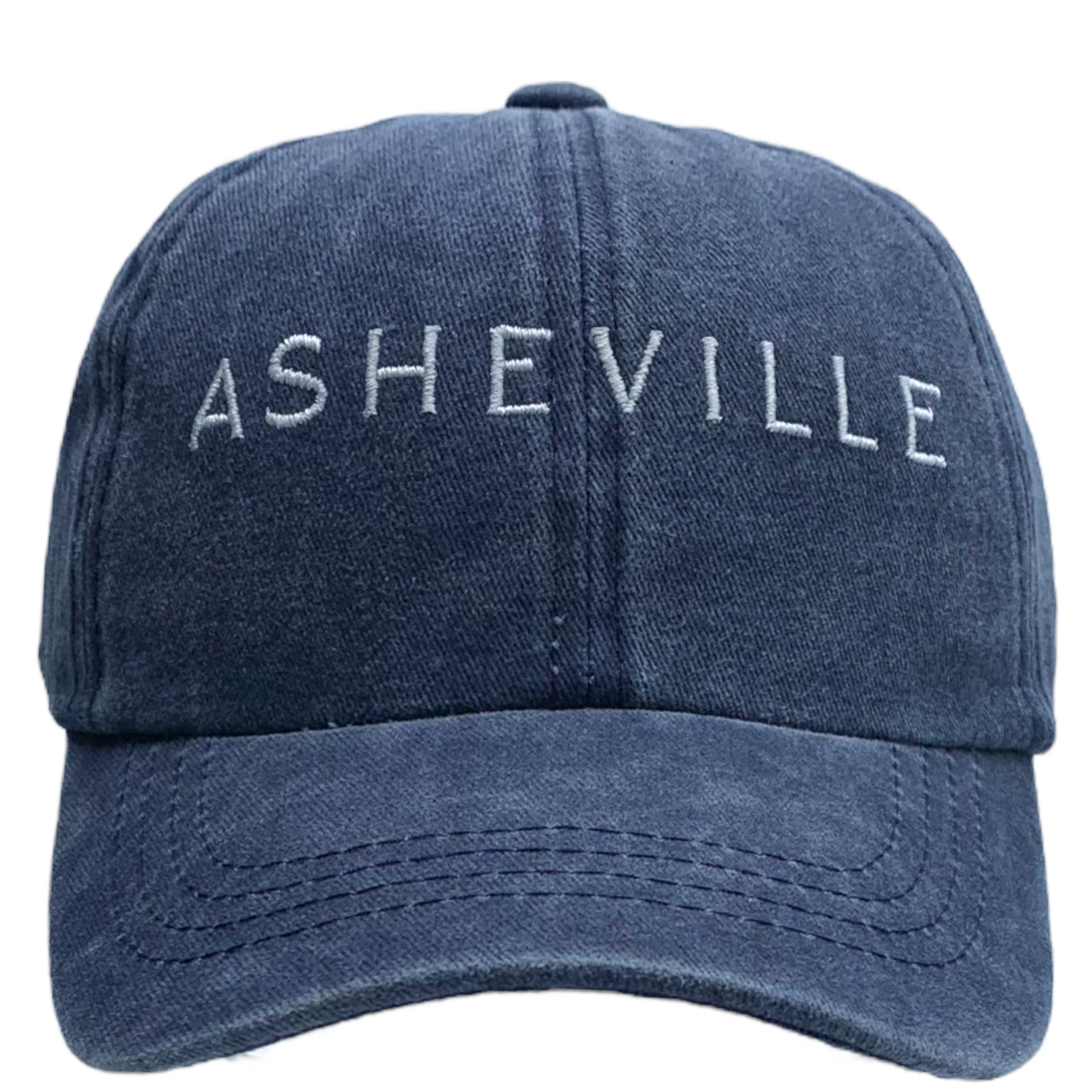 Youth ASHEVILLE Unstructured Dad Baseball Hat in Ridge Blue - The ASHEVILLE Co. TM