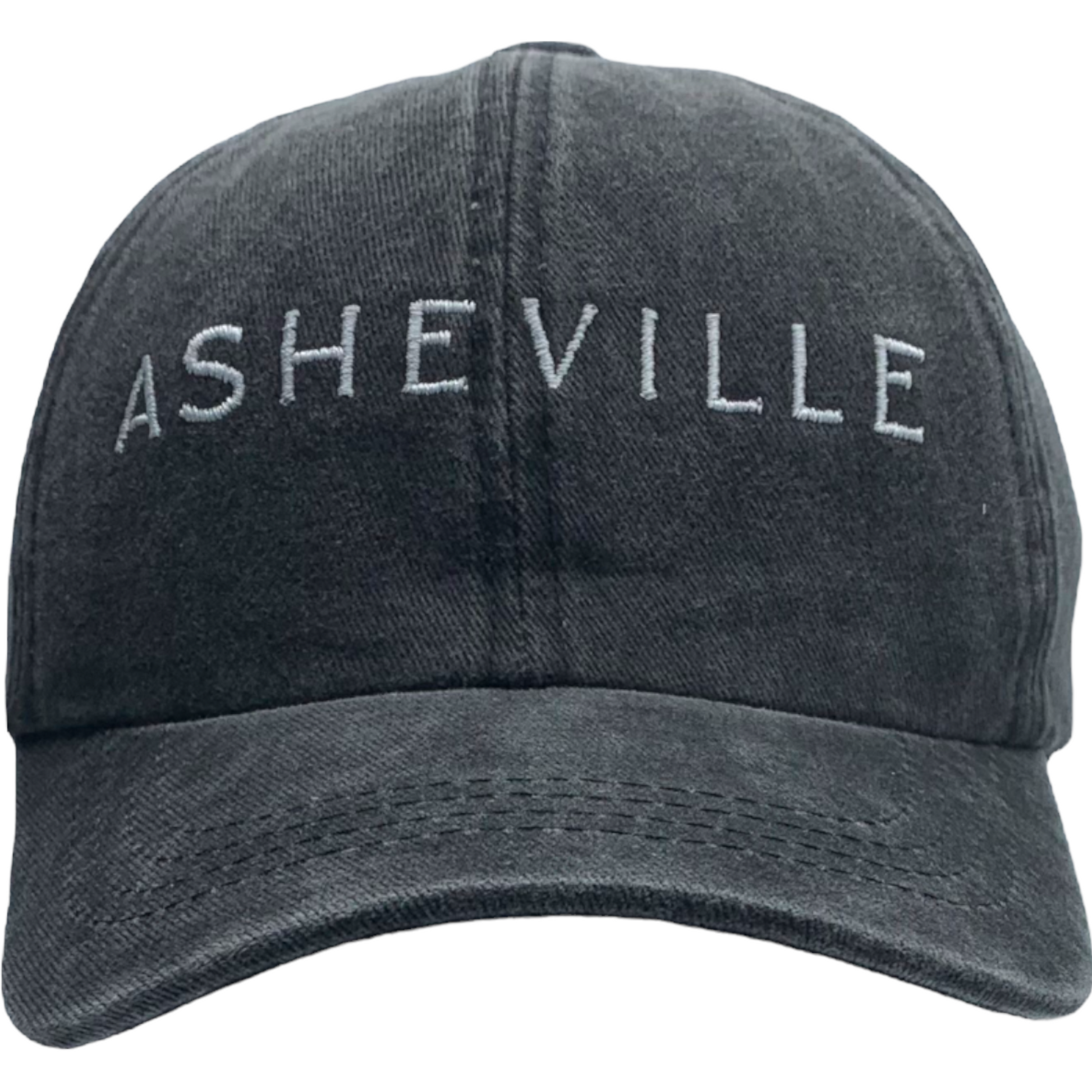 Youth ASHEVILLE Unstructured Dad Baseball Hat in Coal Black - The ASHEVILLE Co. TM