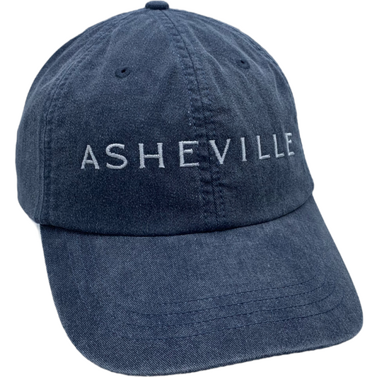 ASHEVILLE Unstructured Dad Baseball Hat in Ridge Blue - The ASHEVILLE Co. TM