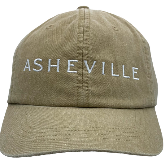 ASHEVILLE Khaki Baseball Hat - The ASHEVILLE Co. TM