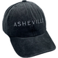 Youth ASHEVILLE Unstructured Dad Baseball Hat in Coal Black - The ASHEVILLE Co. TM