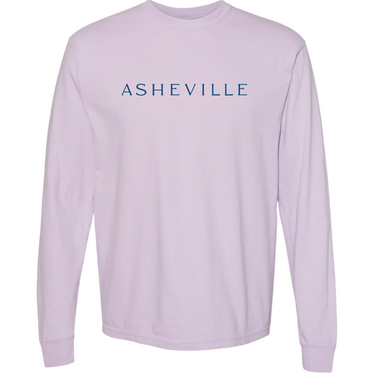 NC Flag Bear Long Sleeve T-Shirt Wild Violet - The ASHEVILLE Co. TM