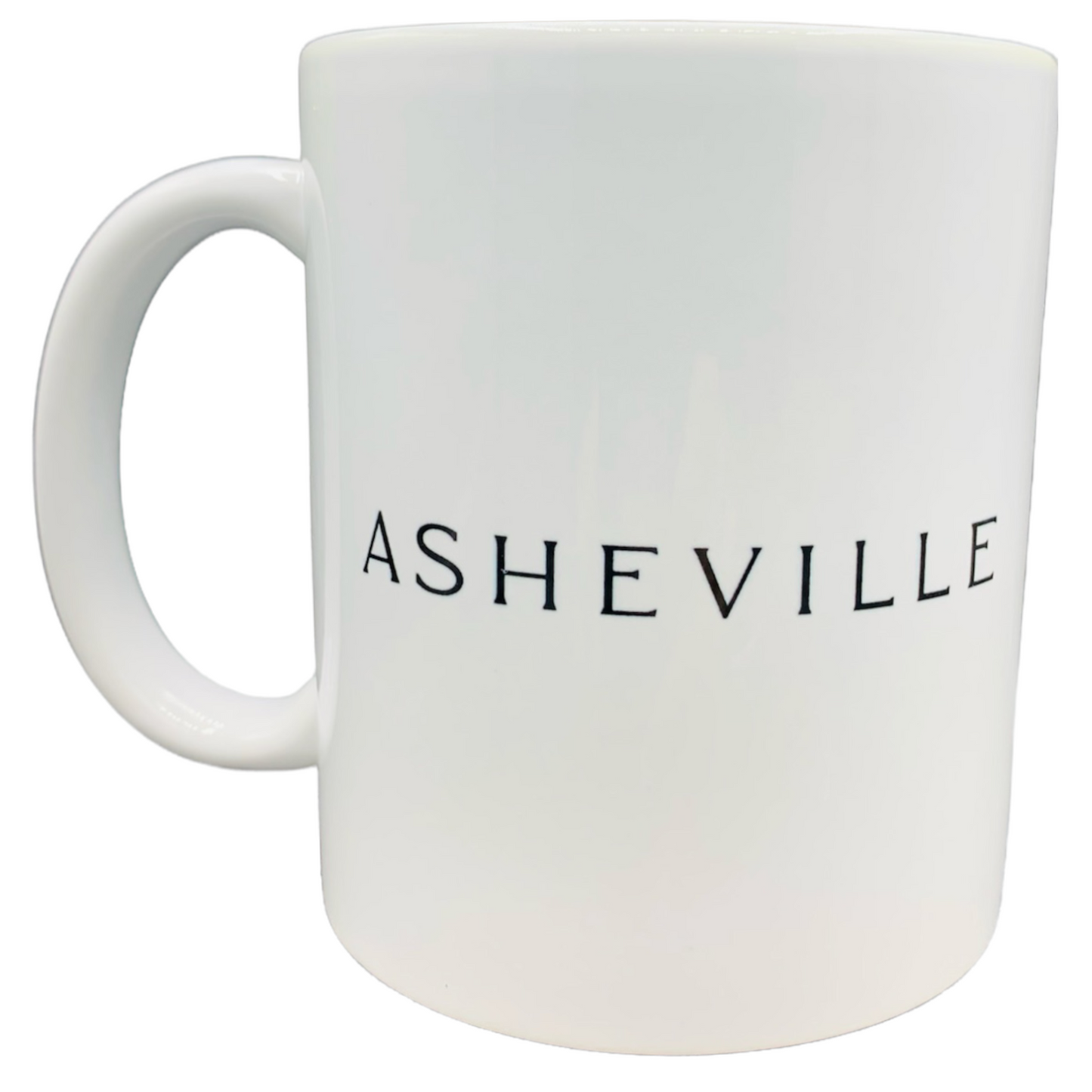 Asheville Burton and Rhododendron Ceramic Mug - The ASHEVILLE Co. TM