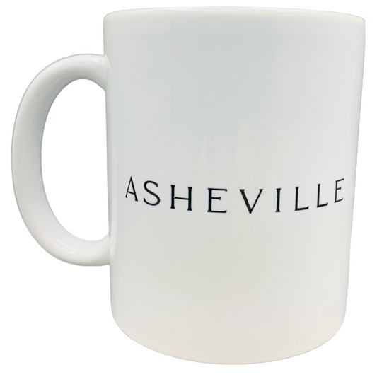 Asheville Burton and Rhododendron Ceramic Mug - The ASHEVILLE Co. TM