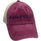 ASHEVILLE Crimson Vintage Trucker Baseball Hat - The ASHEVILLE Co. TM