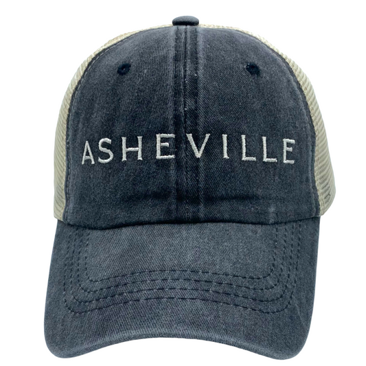 ASHEVILLE Coal Vintage Trucker Baseball Hat - The ASHEVILLE Co. TM