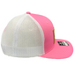 Burton Leather Patch Trucker Baseball Hat Hot Pink and White - The ASHEVILLE Co. TM