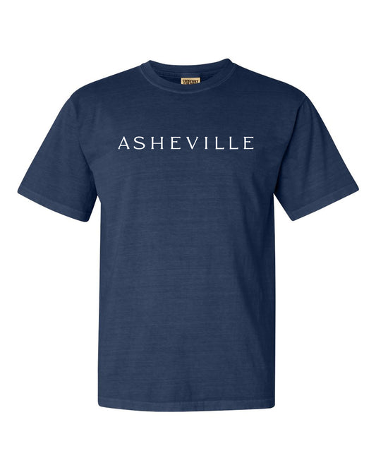 AVL Adventure  T-Shirt Twilight/True Blue - The ASHEVILLE Co. TM